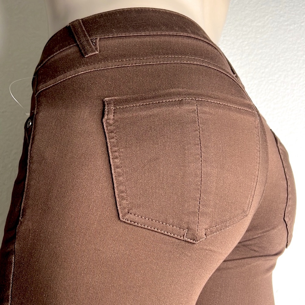 Democracy Women's Flare Jeans in Rich Chocolate Brown